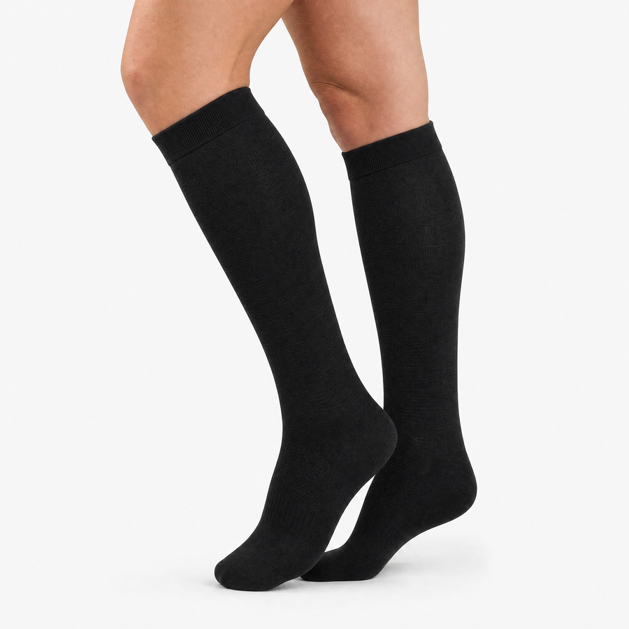 Warmly Knee-High Compression Socks – 6 Pairs
